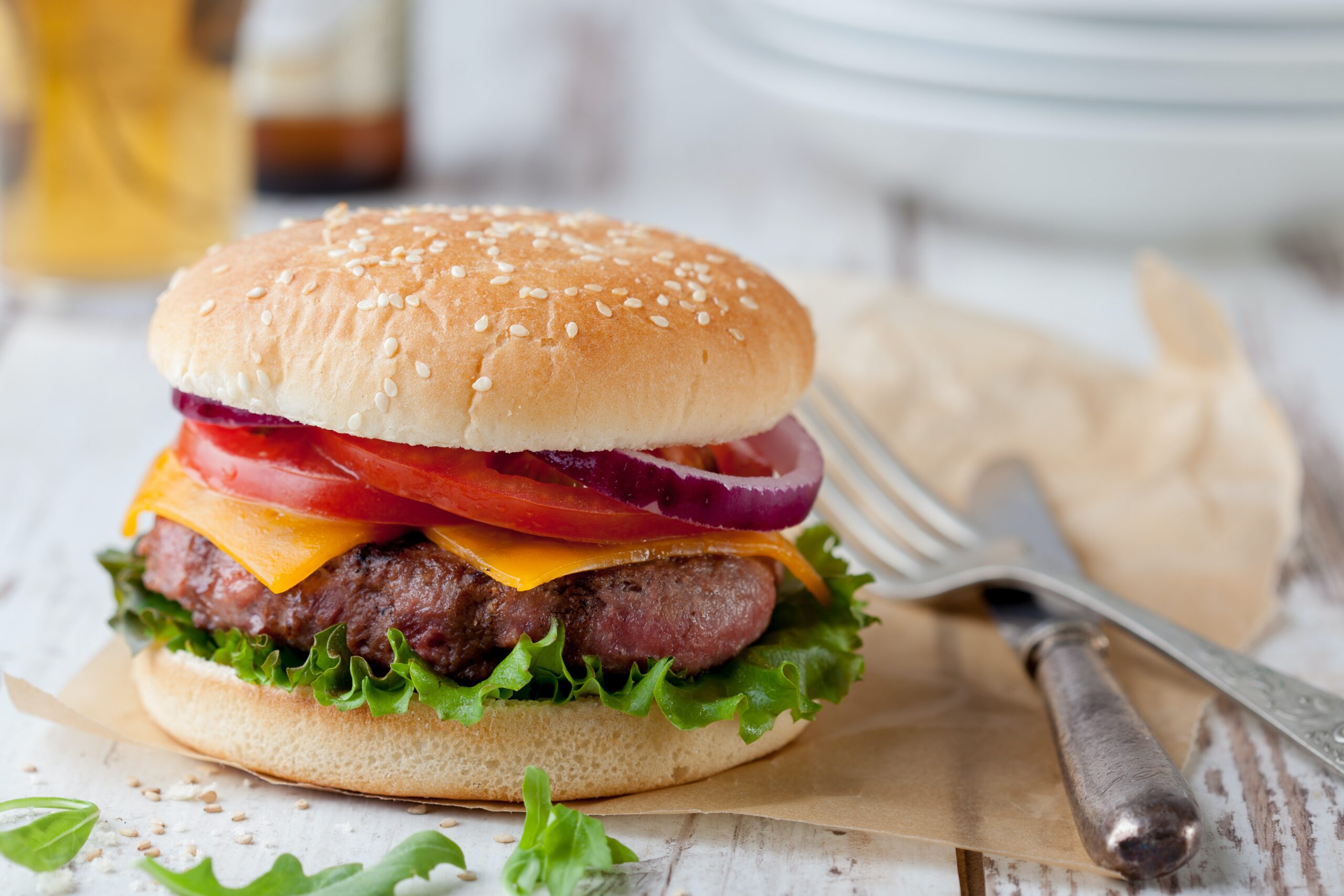 Dom c hamburger pikantn i vegetari nsk pestr j deln ek